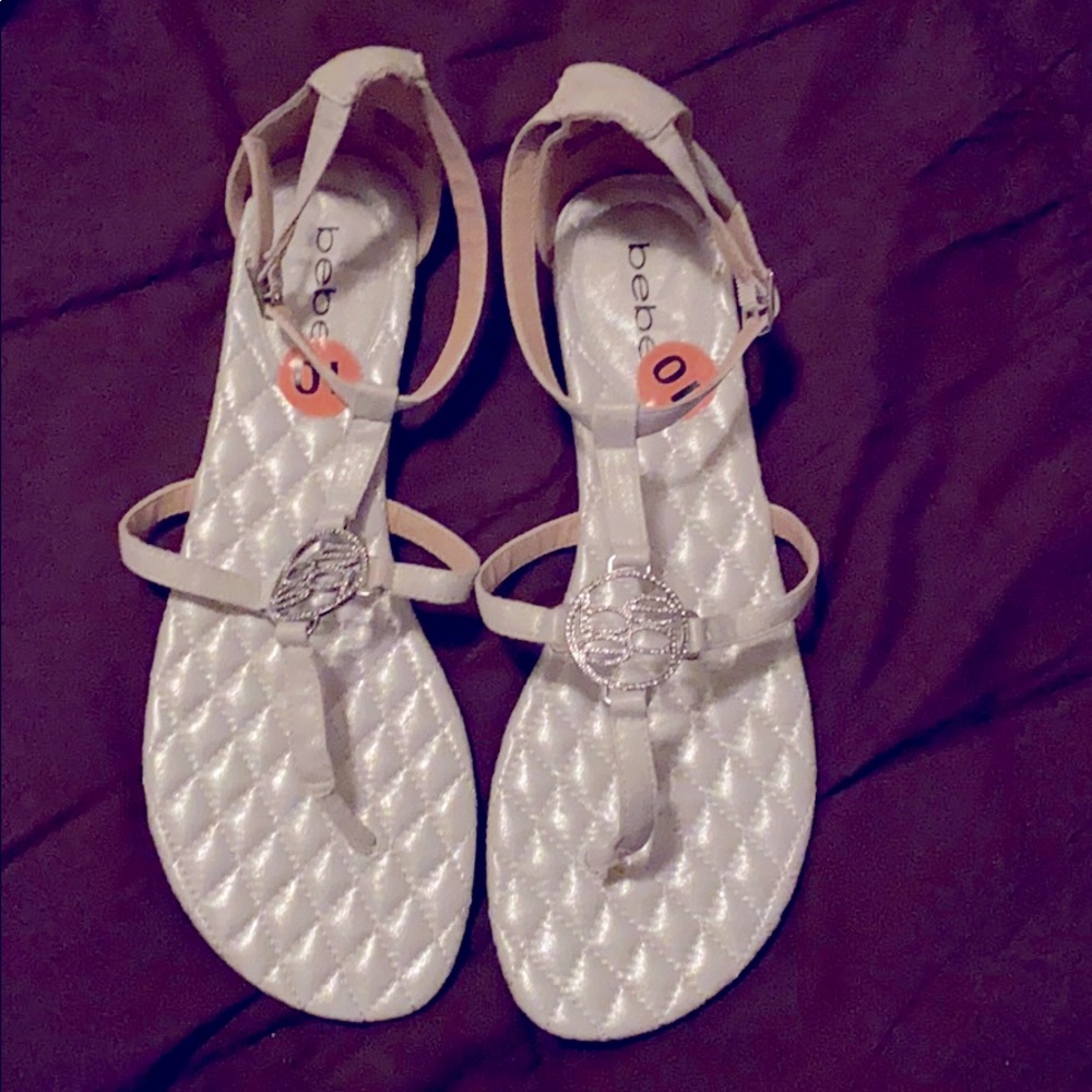 Bebe beige sandals